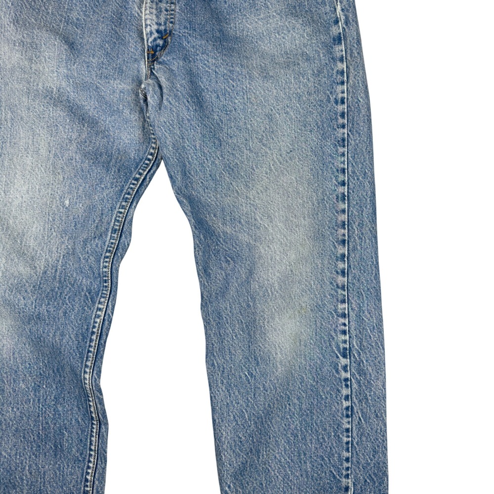 Vtg Levi's 505 Orange Tab Jeans Men 36x27.5 Straight‎ Leg Light Wash Denim USA - Picture 5 of 15